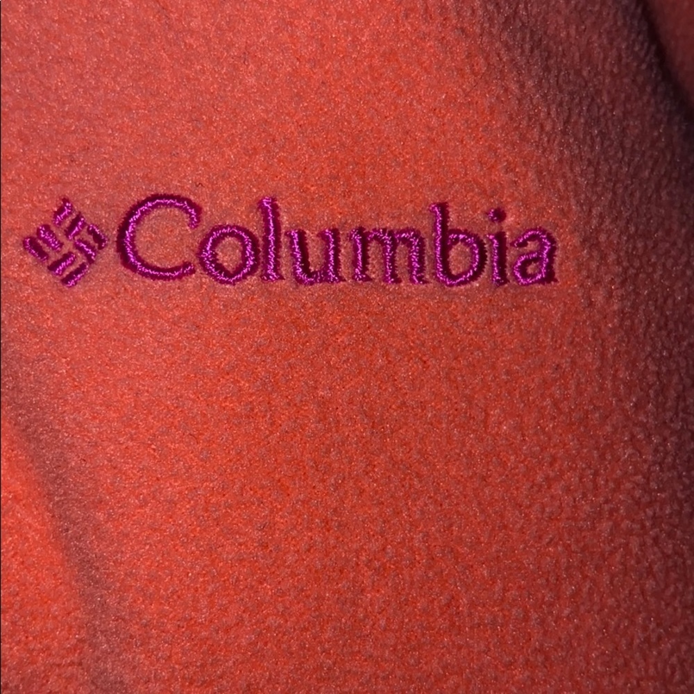 Columbia Benton ll Orange Fleece Hoodie - Picture 6 of 6